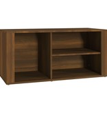VidaXL Schoenenkast 100x35x45 cm bewerkt hout bruineikenkleurig