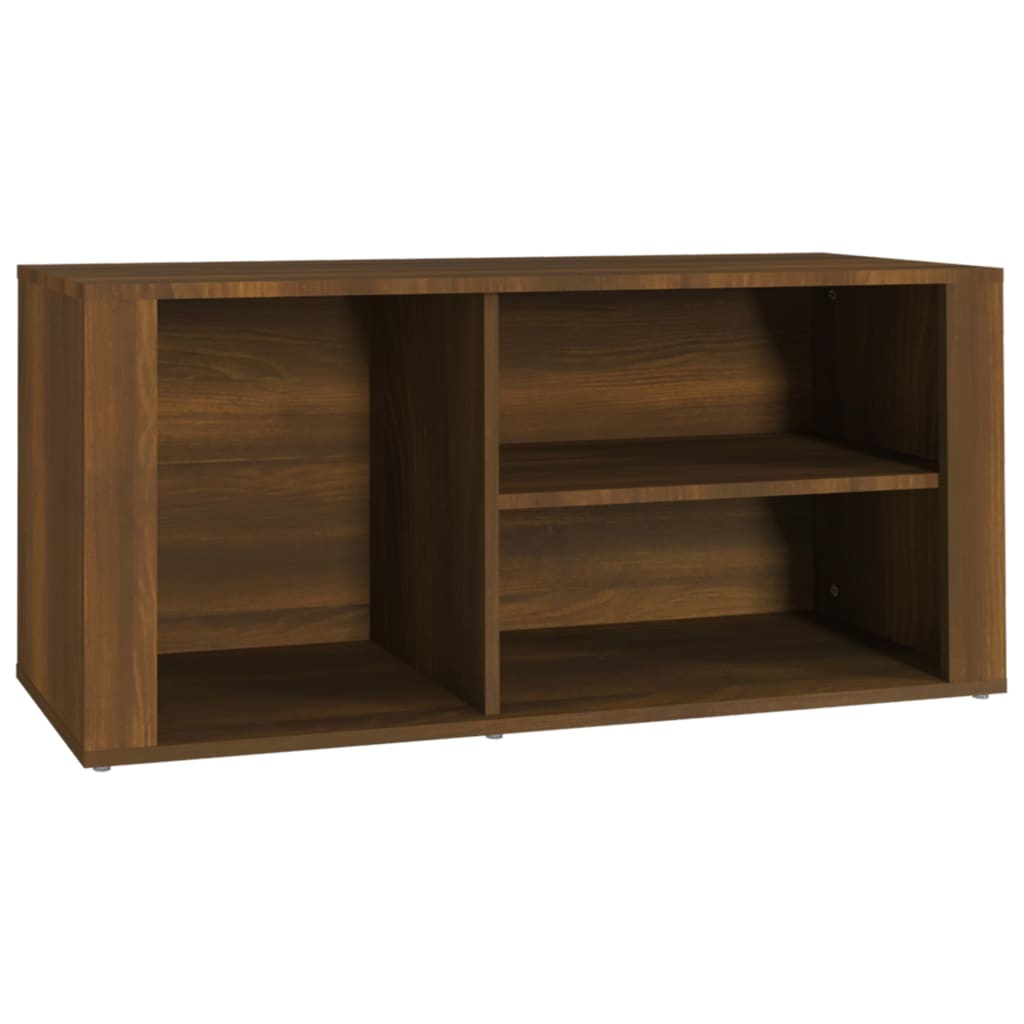 VidaXL Schoenenkast 100x35x45 cm bewerkt hout bruineikenkleurig