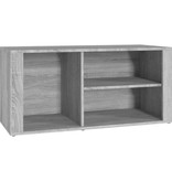 VidaXL Schoenenkast 100x35x45 cm bewerkt hout grijs sonoma