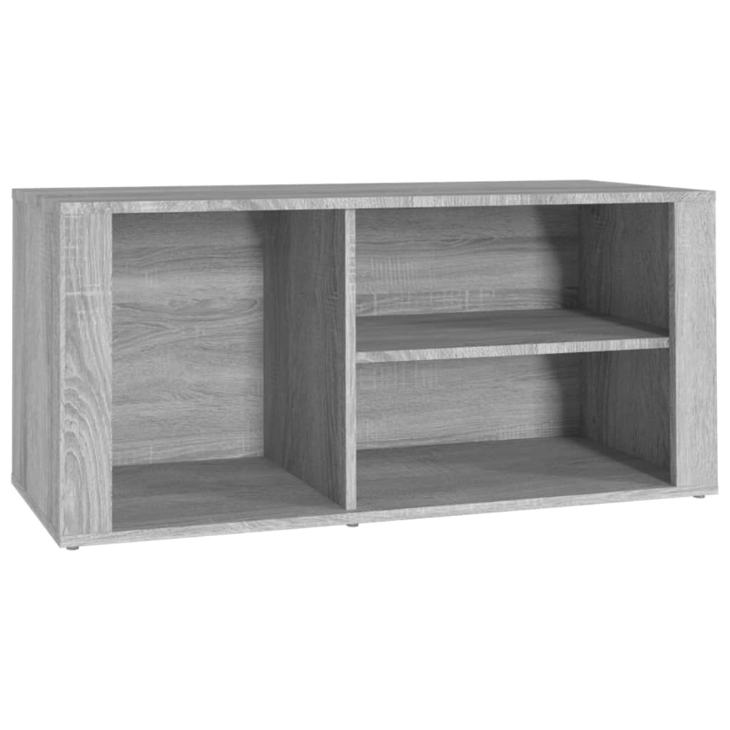 VidaXL Schoenenkast 100x35x45 cm bewerkt hout grijs sonoma