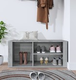 VidaXL Schoenenkast 100x35x45 cm bewerkt hout grijs sonoma
