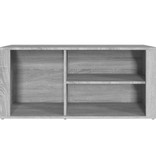 VidaXL Schoenenkast 100x35x45 cm bewerkt hout grijs sonoma