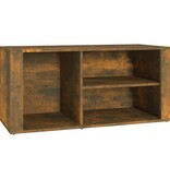 VidaXL Schoenenkast 100x35x45 cm bewerkt hout gerookt eikenkleurig