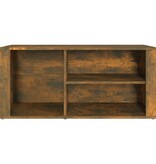 VidaXL Schoenenkast 100x35x45 cm bewerkt hout gerookt eikenkleurig