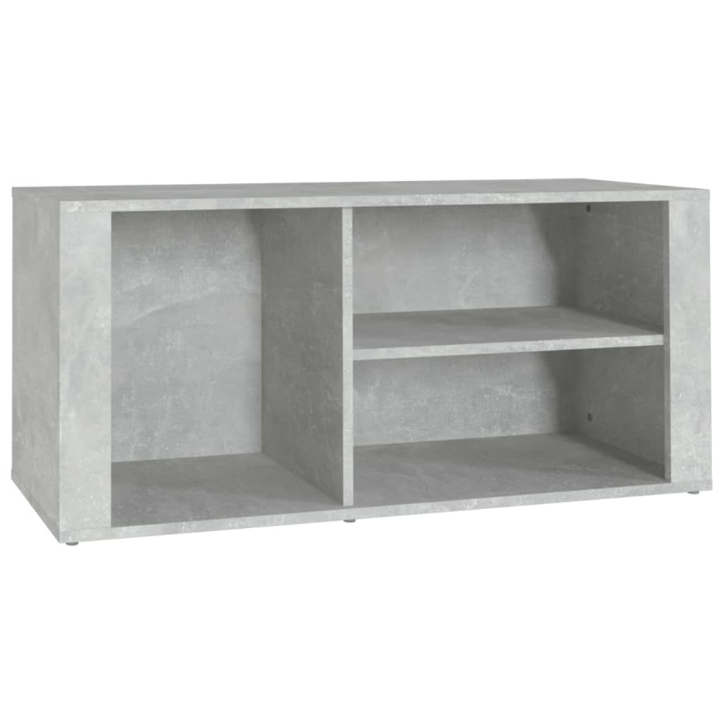 VidaXL Schoenenkast 100x35x45 cm bewerkt hout betongrijs
