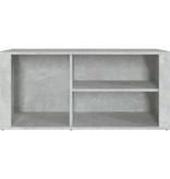 VidaXL Schoenenkast 100x35x45 cm bewerkt hout betongrijs