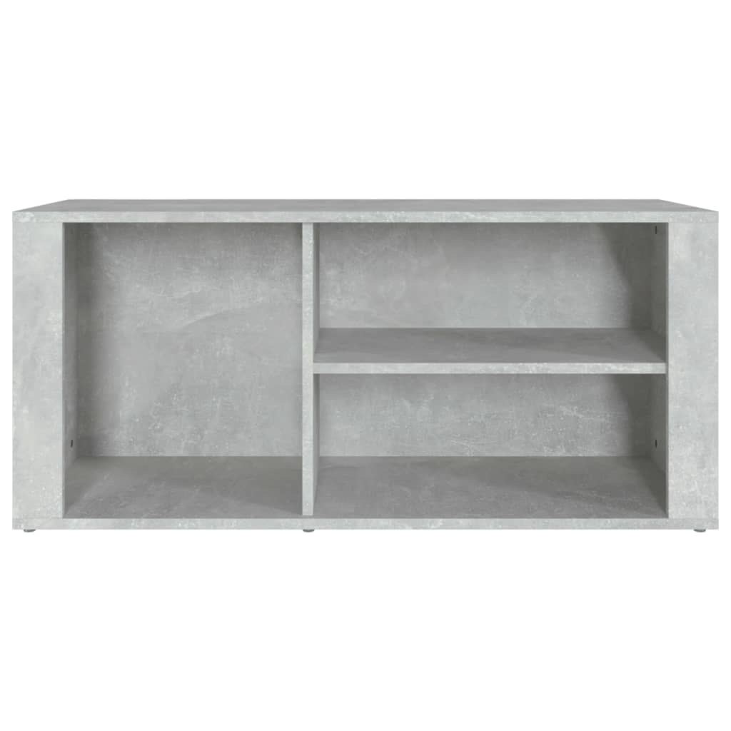 VidaXL Schoenenkast 100x35x45 cm bewerkt hout betongrijs
