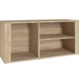 VidaXL Schoenenkast 100x35x45 cm bewerkt hout sonoma eikenkleurig