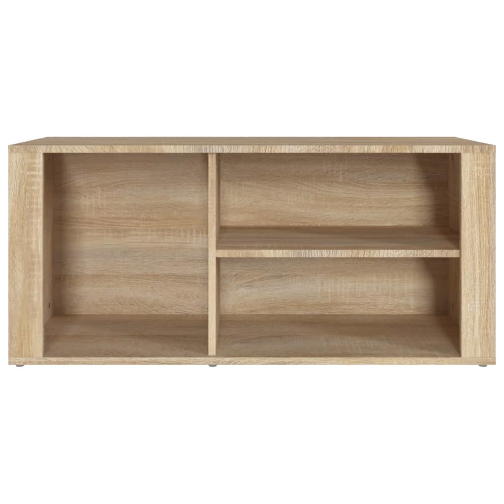 VidaXL Schoenenkast 100x35x45 cm bewerkt hout sonoma eikenkleurig