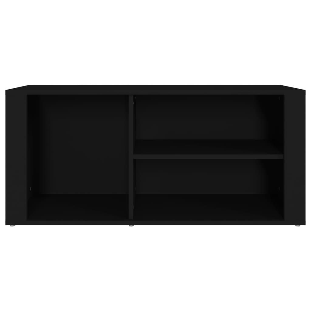 VidaXL Schoenenkast 100x35x45 cm bewerkt hout zwart