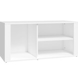 VidaXL Schoenenkast 100x35x45 cm bewerkt hout wit