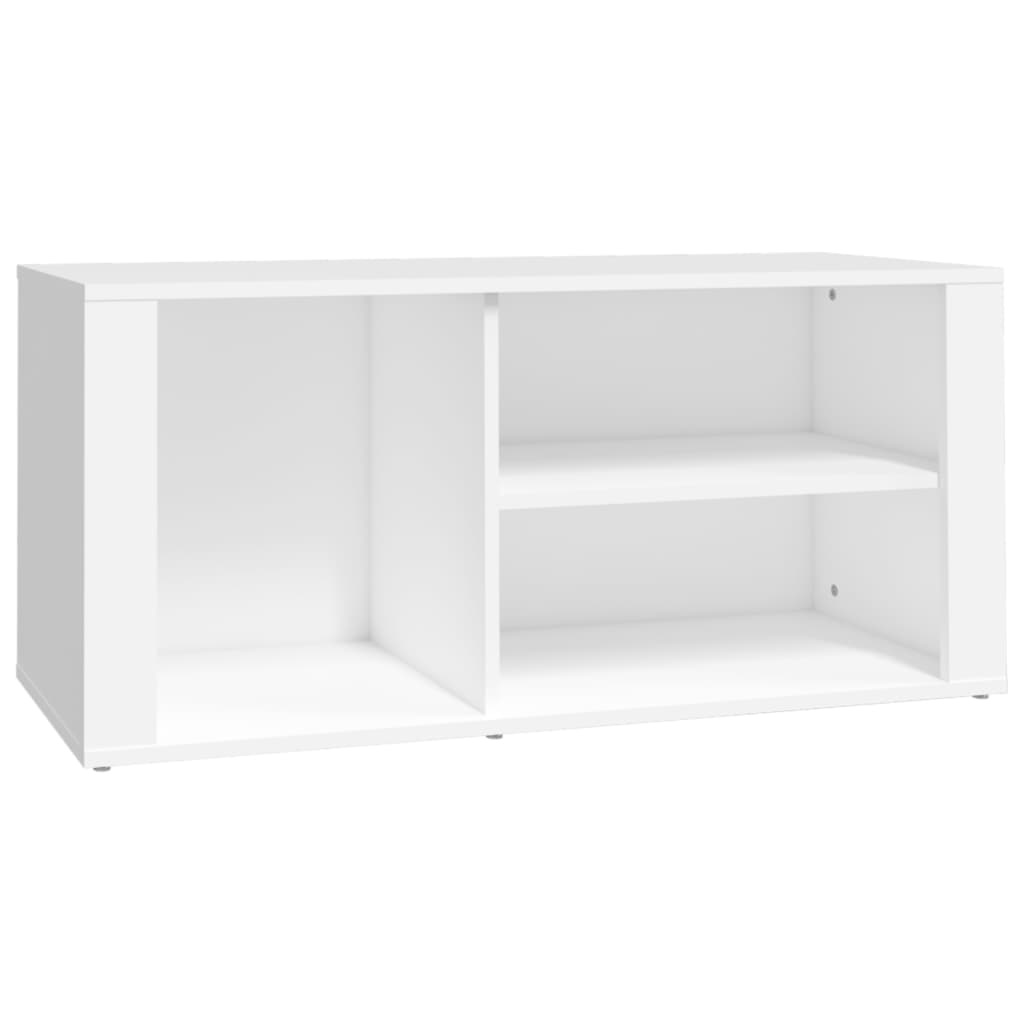 VidaXL Schoenenkast 100x35x45 cm bewerkt hout wit