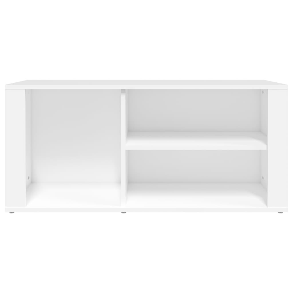 VidaXL Schoenenkast 100x35x45 cm bewerkt hout wit