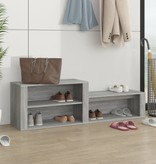 VidaXL Schoenenkast 150x35x45 cm bewerkt hout grijs sonoma