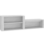 VidaXL Schoenenkast 150x35x45 cm bewerkt hout grijs sonoma