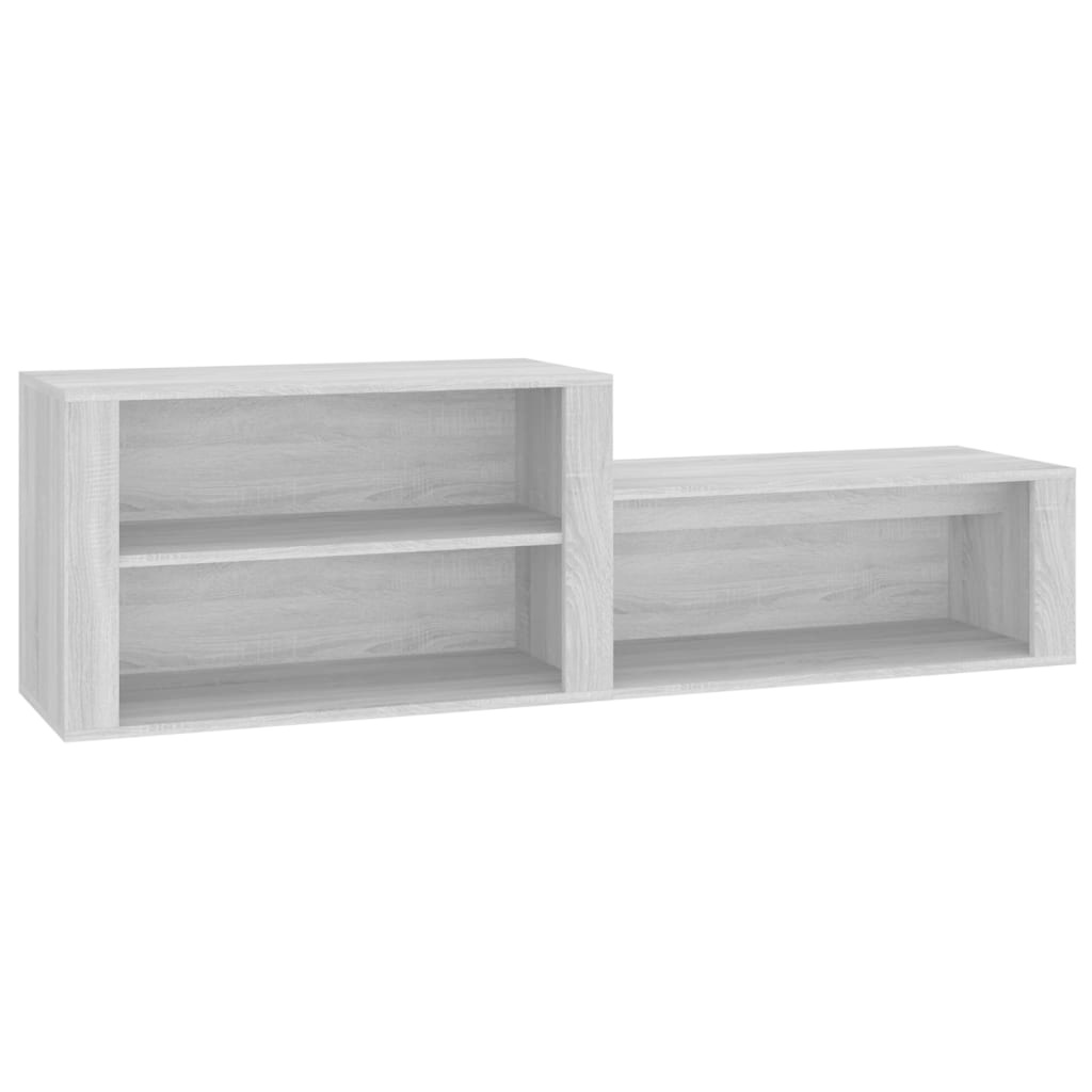 VidaXL Schoenenkast 150x35x45 cm bewerkt hout grijs sonoma