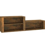 VidaXL Schoenenkast 150x35x45 cm bewerkt hout gerookt eikenkleurig