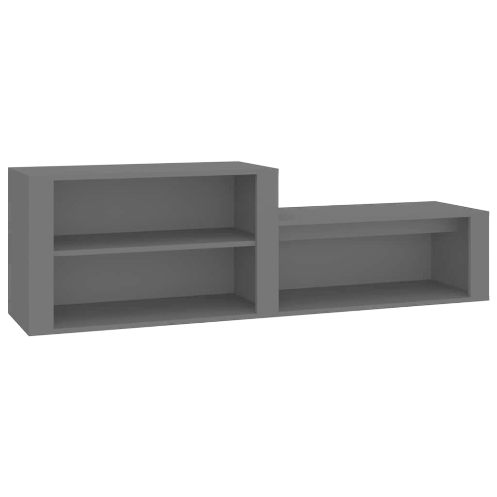 VidaXL Schoenenkast 150x35x45 cm bewerkt hout zwart
