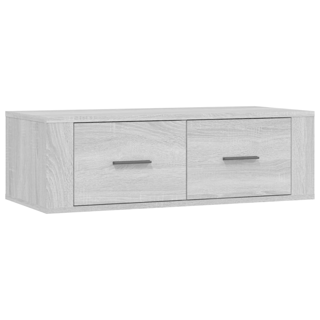 VidaXL Tv-hangmeubel 80x36x25 cm bewerkt hout grijs sonoma eikenkleur