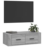 VidaXL Tv-hangmeubel 80x36x25 cm bewerkt hout grijs sonoma eikenkleur