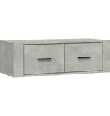 VidaXL Tv-hangmeubel 80x36x25 cm bewerkt hout betongrijs