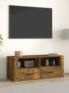VidaXL Tv-meubel 100x35x40 cm bewerkt hout gerookt eikenkleurig