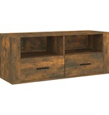 VidaXL Tv-meubel 100x35x40 cm bewerkt hout gerookt eikenkleurig