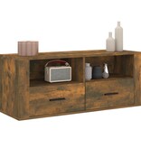 VidaXL Tv-meubel 100x35x40 cm bewerkt hout gerookt eikenkleurig