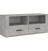 VidaXL Tv-meubel 100x35x40 cm bewerkt hout betongrijs