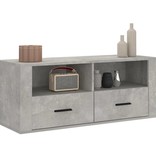 VidaXL Tv-meubel 100x35x40 cm bewerkt hout betongrijs