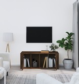 VidaXL Tv-meubel 100x35x40 cm bewerkt hout bruineikenkleurig