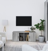 VidaXL Tv-meubel 100x35x40 cm bewerkt hout grijs sonoma eikenkleurig