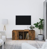 VidaXL Tv-meubel 100x35x40 cm bewerkt hout gerookt eikenkleurig