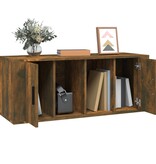 VidaXL Tv-meubel 100x35x40 cm bewerkt hout gerookt eikenkleurig