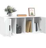 VidaXL Tv-meubel 100x35x40 cm bewerkt hout wit