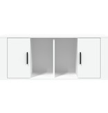 VidaXL Tv-meubel 100x35x40 cm bewerkt hout wit