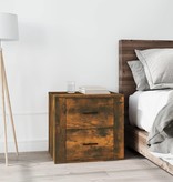 VidaXL Nachtkastje 50x39x47 cm gerookt eikenkleurig