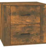 VidaXL Nachtkastje 50x39x47 cm gerookt eikenkleurig