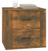 VidaXL Nachtkastje 50x39x47 cm gerookt eikenkleurig