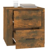 VidaXL Nachtkastje 50x39x47 cm gerookt eikenkleurig