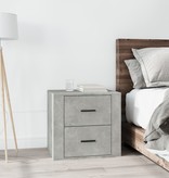 VidaXL Nachtkastje 50x39x47 cm betongrijs