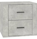 VidaXL Nachtkastje 50x39x47 cm betongrijs