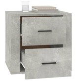 VidaXL Nachtkastje 50x39x47 cm betongrijs