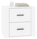 VidaXL Nachtkastje 50x39x47 cm hoogglans wit