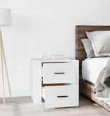 VidaXL Nachtkastje 50x39x47 cm wit