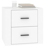 VidaXL Nachtkastje 50x39x47 cm wit