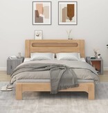 VidaXL Nachtkastjes 2 st 50x39x47 cm grijs sonoma eikenkleurig