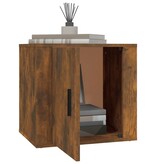 VidaXL Nachtkastje 50x39x47 cm gerookt eikenkleurig