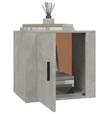 vidaXL Nachtkastje 50x39x47 cm betongrijs