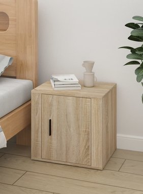 VidaXL Nachtkastje 50x39x47 cm sonoma eikenkleurig